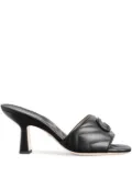 Gucci Double G 75mm slide sandal - Black