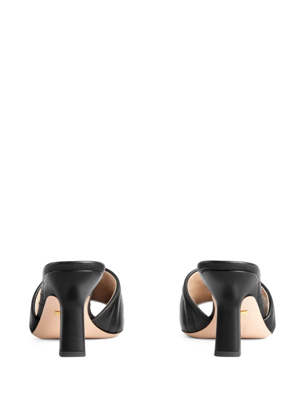 Gucci Double G 75mm Slide Sandal In Schwarz
