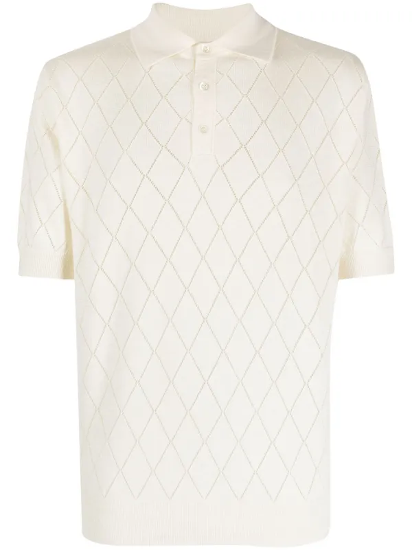 Giuliva Heritage The Theo Polo Shirt in Neutrals