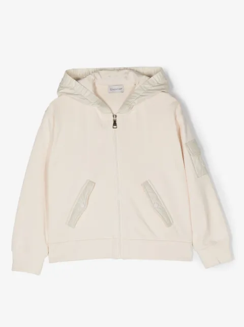 Moncler Enfant logo-patch jacket
