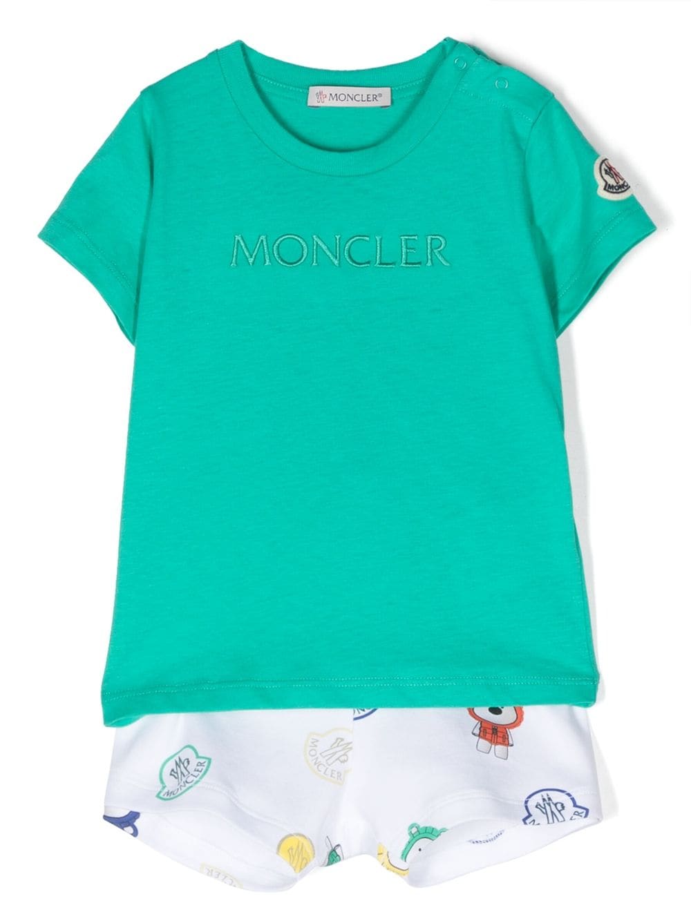 MONCLER ENFANT t-shirt Green for boys