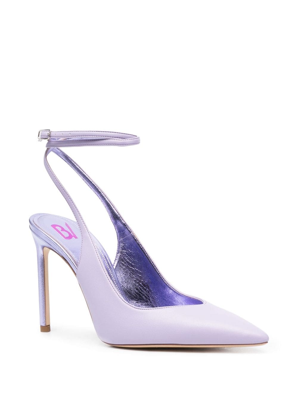 BETTINA VERMILLON Gigi leren pumps - Paars