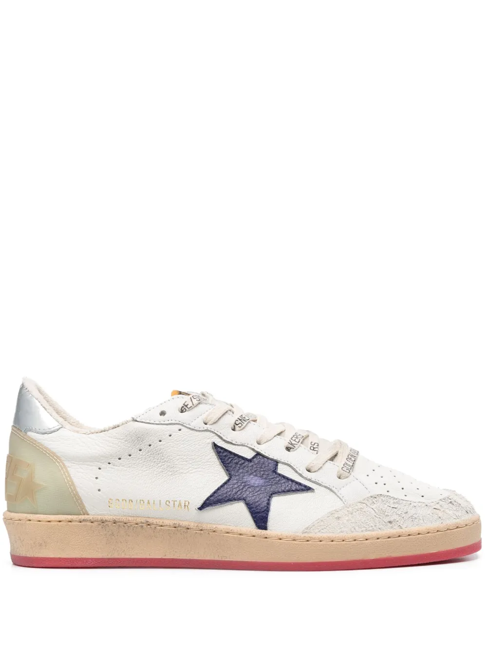 Golden Goose Super-star Low-top Sneakers In Weiss