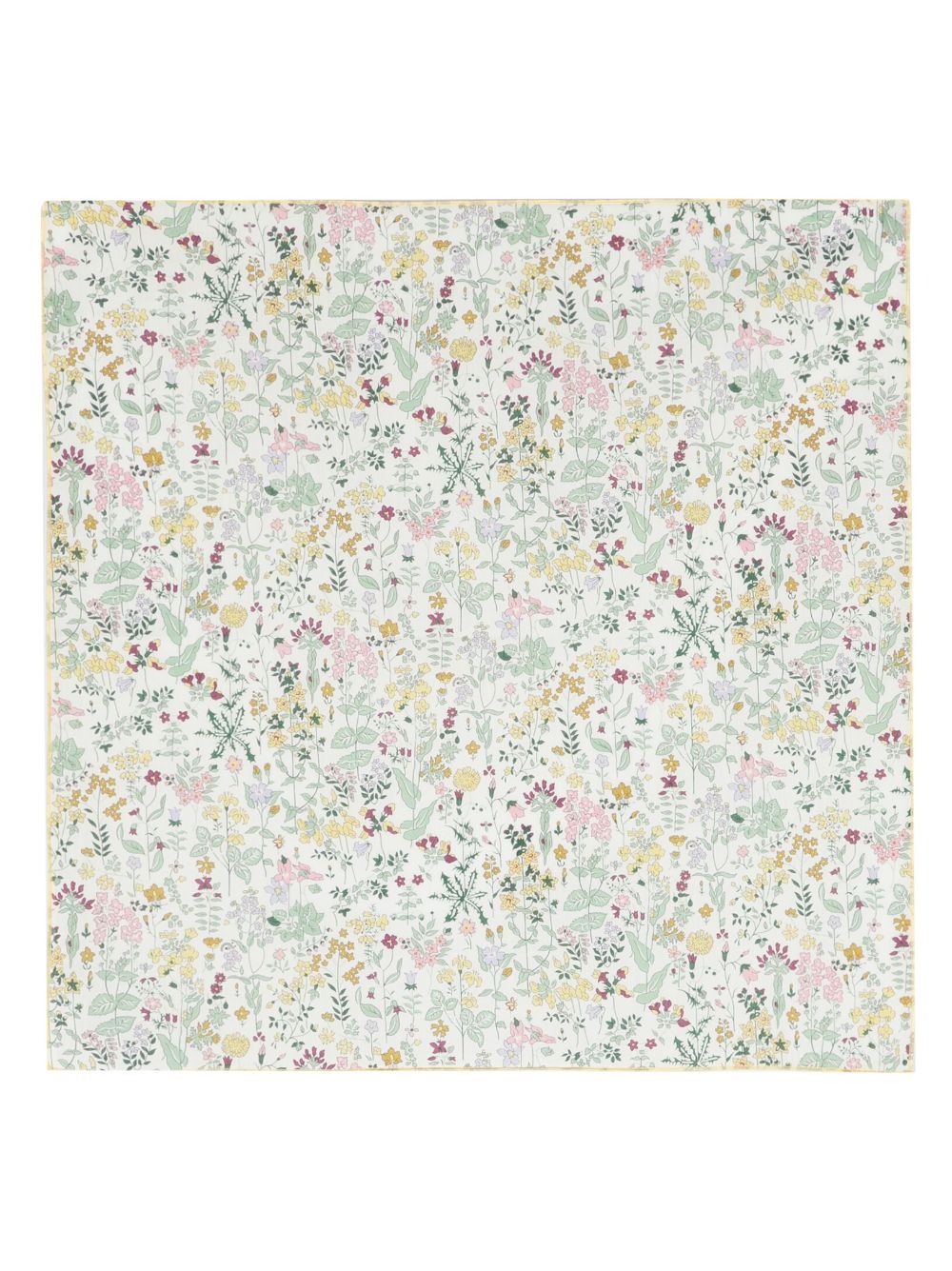 Il Gufo floral-print cotton scarf - Neutrals