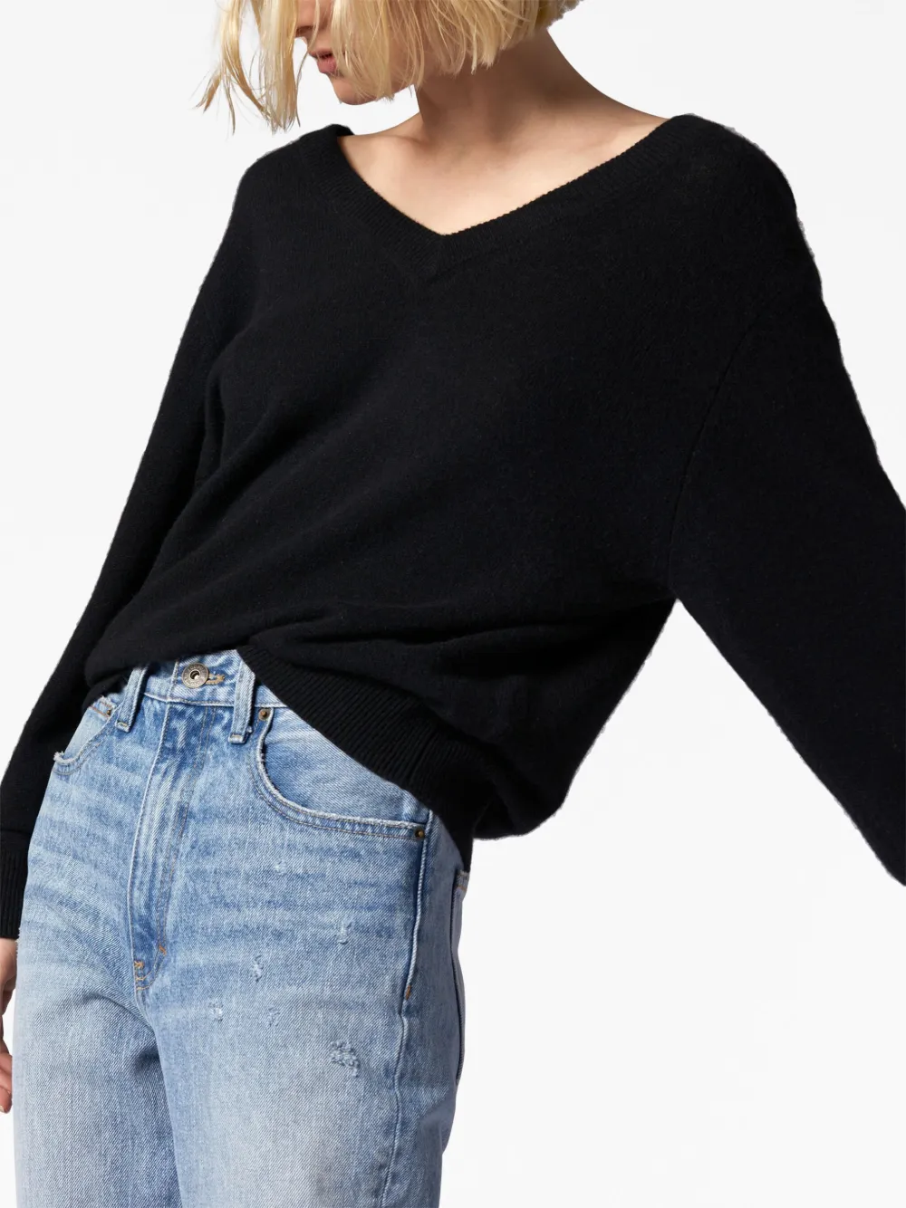 EQUIPMENT V-NECK CASHMERE JUMPER