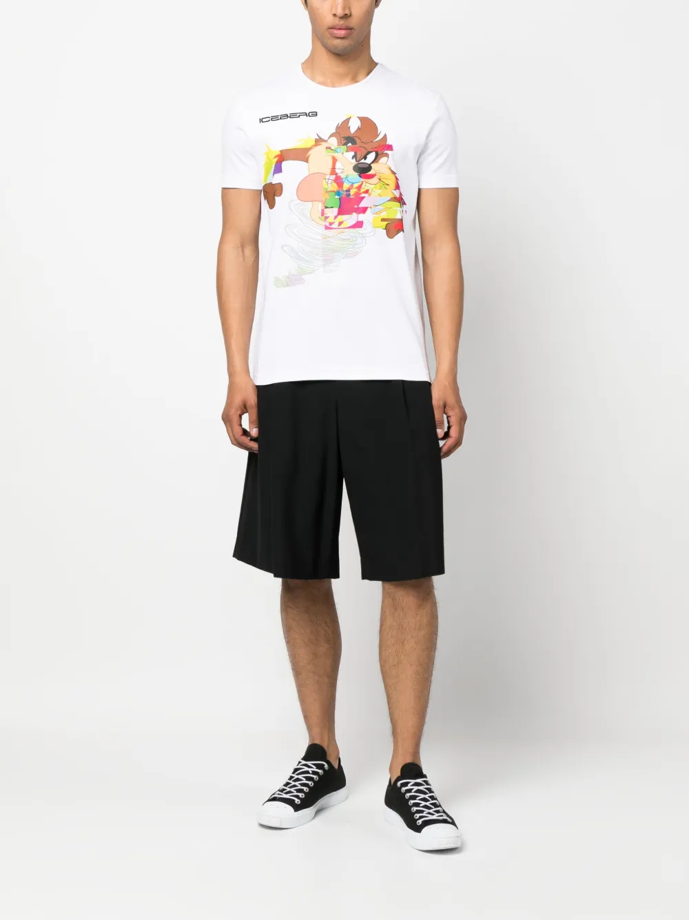 Iceberg T-shirt met logoprint - Wit