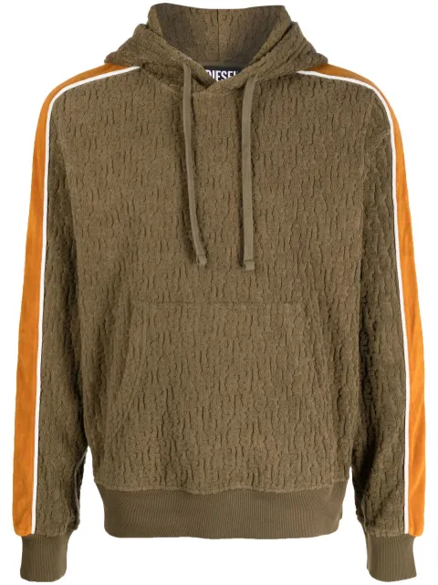 Diesel Hoodie mit Logo-Prägung