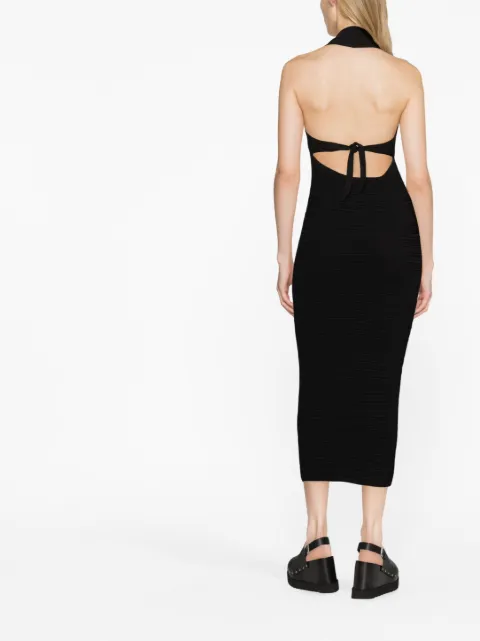 Philosophy Di Lorenzo Serafini ribbed halterneck midi dress V04932100 - 2