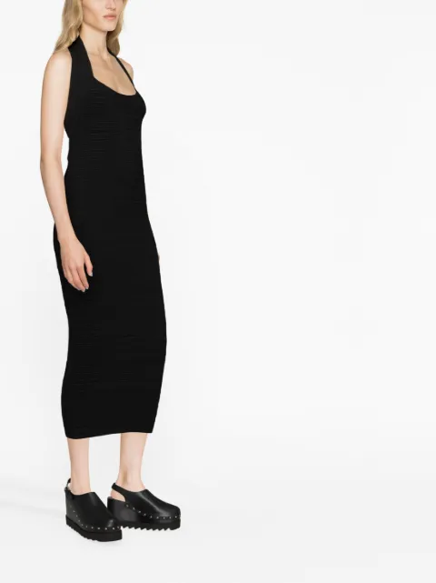 Philosophy Di Lorenzo Serafini ribbed halterneck midi dress V04932100 - 3