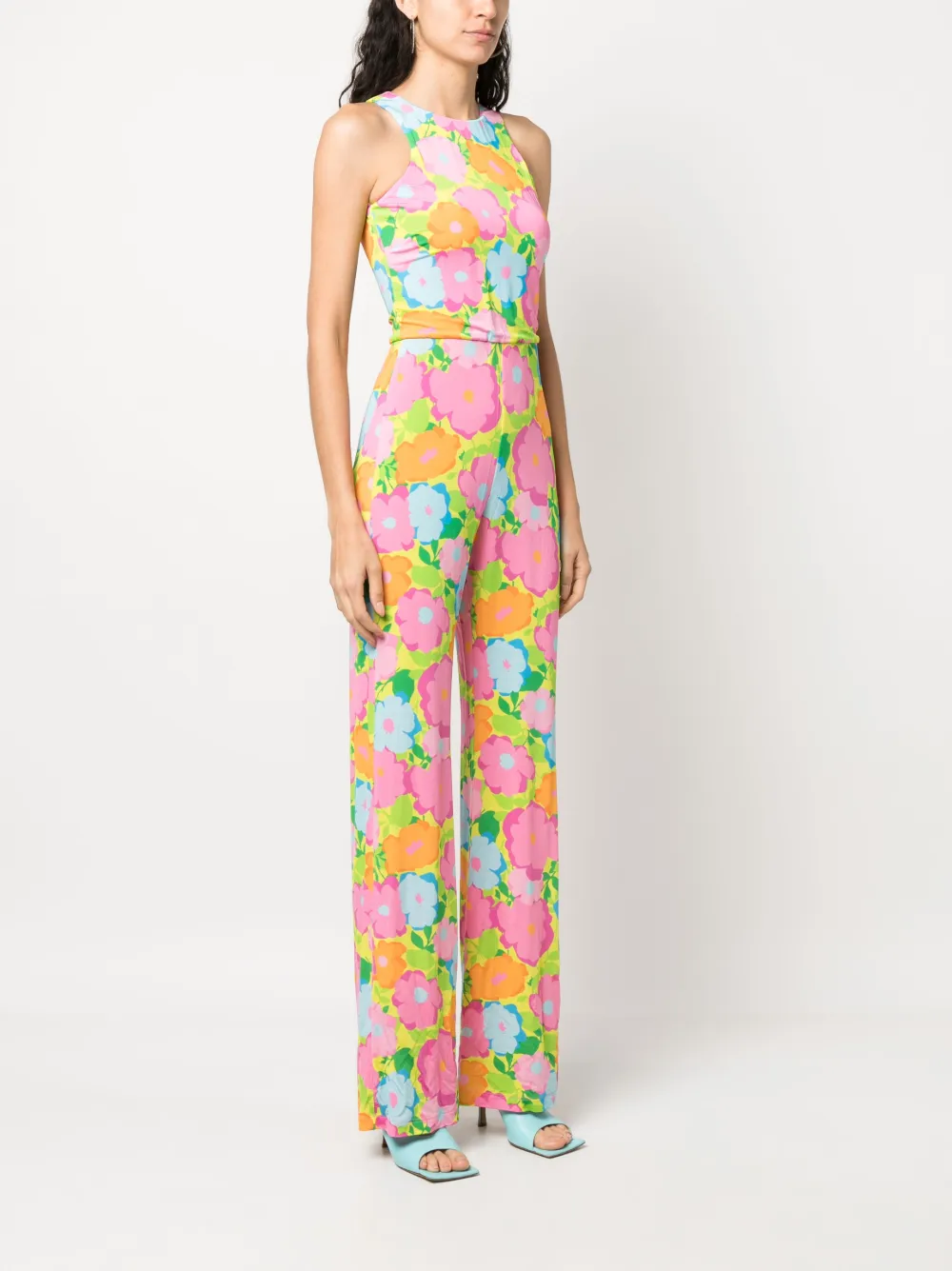 Chiara Ferragni Jumpsuit Mit BlumenPrint Farfetch