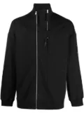 A-COLD-WALL* logo-embroidered double-zip sweatshirt - Black