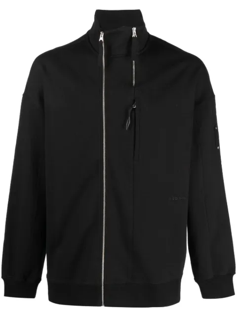 A-COLD-WALL* logo-embroidered double-zip sweatshirt