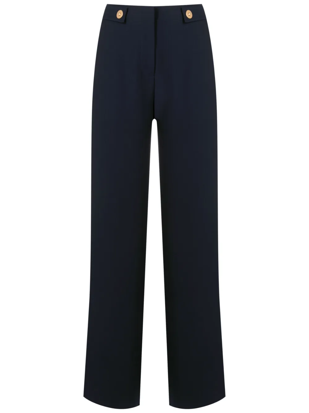 Giorgio Armani high-rise straight-leg trousers | Blue | Image 1