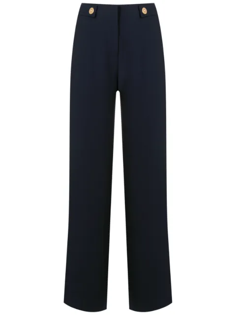 Giorgio Armani - high-rise straight-leg trousers