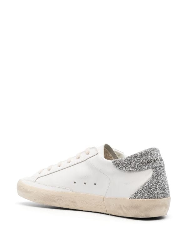 Golden goose women's sale superstar glitter sneakers