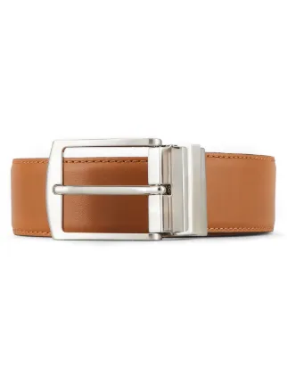 Giorgio Armani Textured Brown Leather Belt Giorgio Armani Leather Brown Belts for Men for sale | eBay main image 3