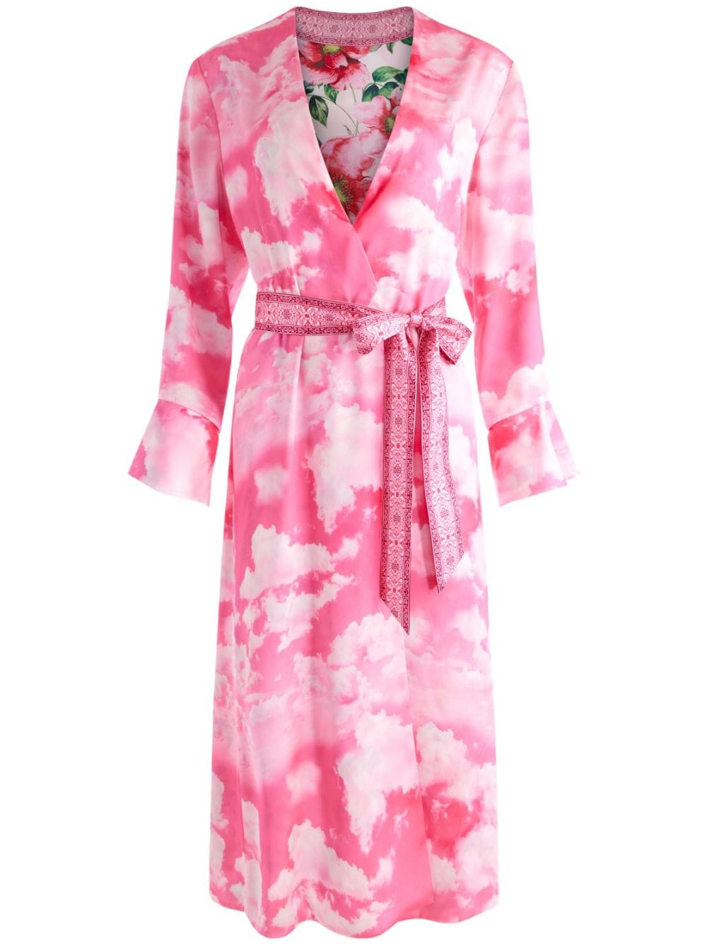 Alice & Olivia Joon Reversible Robe - High Tea Floral