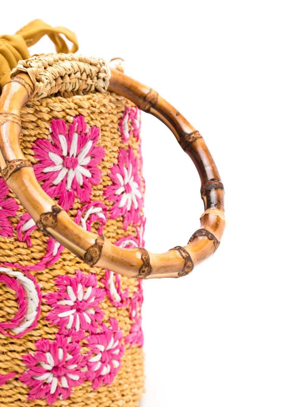 SERPUI Michelle bamboohandle Bucket Bag Farfetch