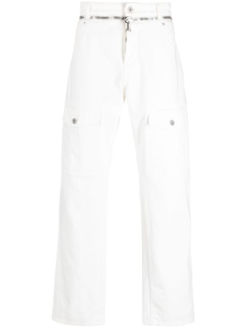 Balmain zip-detail straight-leg jeans Men