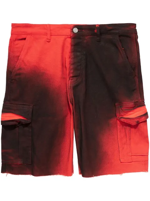 Purple Brand shorts cargo con efecto blanqueado
