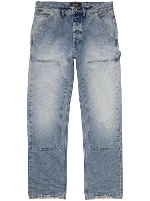 Purple Brand faded-effect low-rise jeans