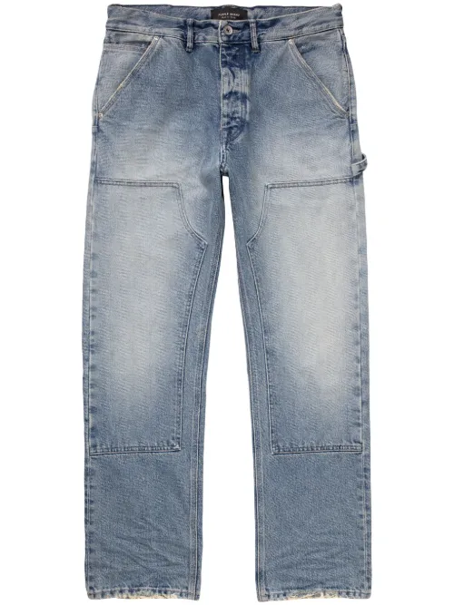 Jean délavé à taille basse - Purple Brand - Modalova