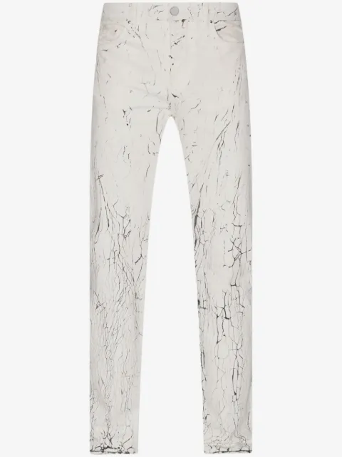 AMIRI Mud Crack straight-leg jeans
