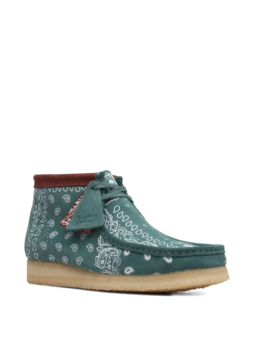 Clarks Wallabee bandana-print desert boots | Desert-Boots | Image 2