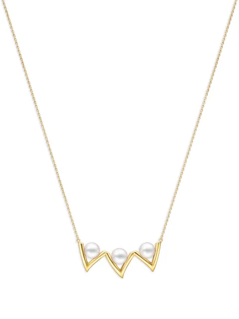 TASAKI 18kt yellow gold Danger Claw pearl necklace
