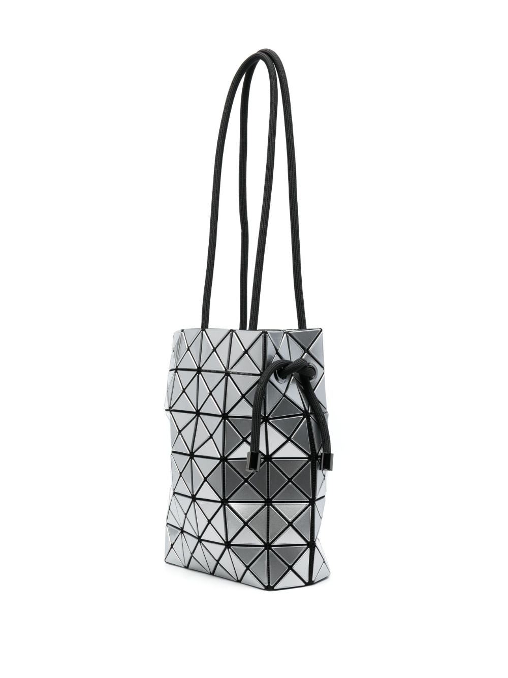 Shop Bao Bao Issey Miyake Geometric-panelled Wring Bucket Bag In Silber
