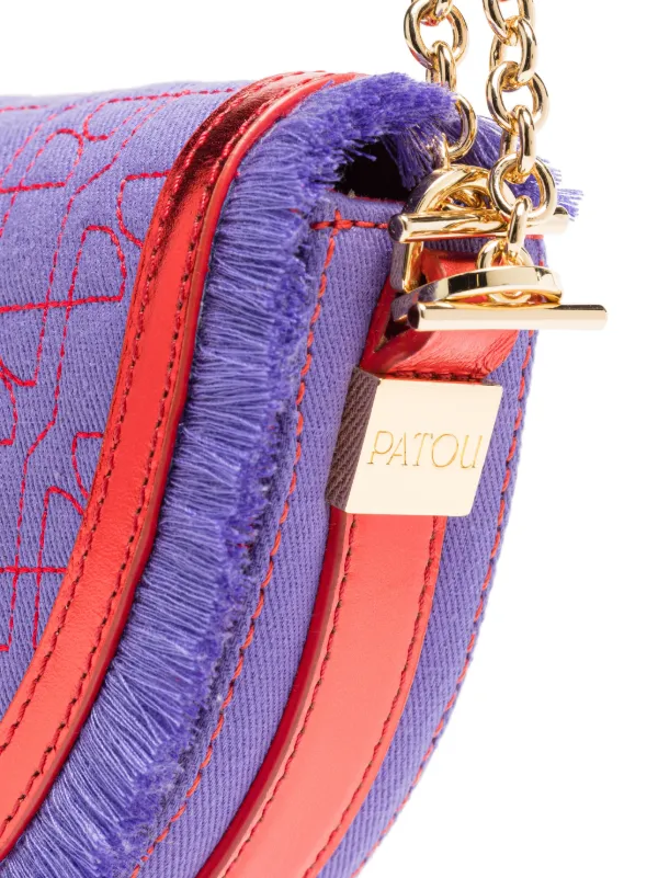バックのロゴチャームが可愛い PATOU トップス Patou ロゴチャーム バッグストラップ | ゴールドトーン