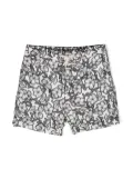 Bonpoint graphic-print swim shorts - White