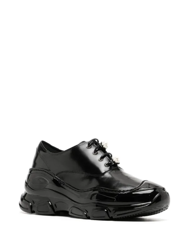 Simone Rocha Low Trek Leather Oxford Shoes - Farfetch