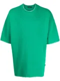 FIVE CM decorative stitching T-shirt - Green