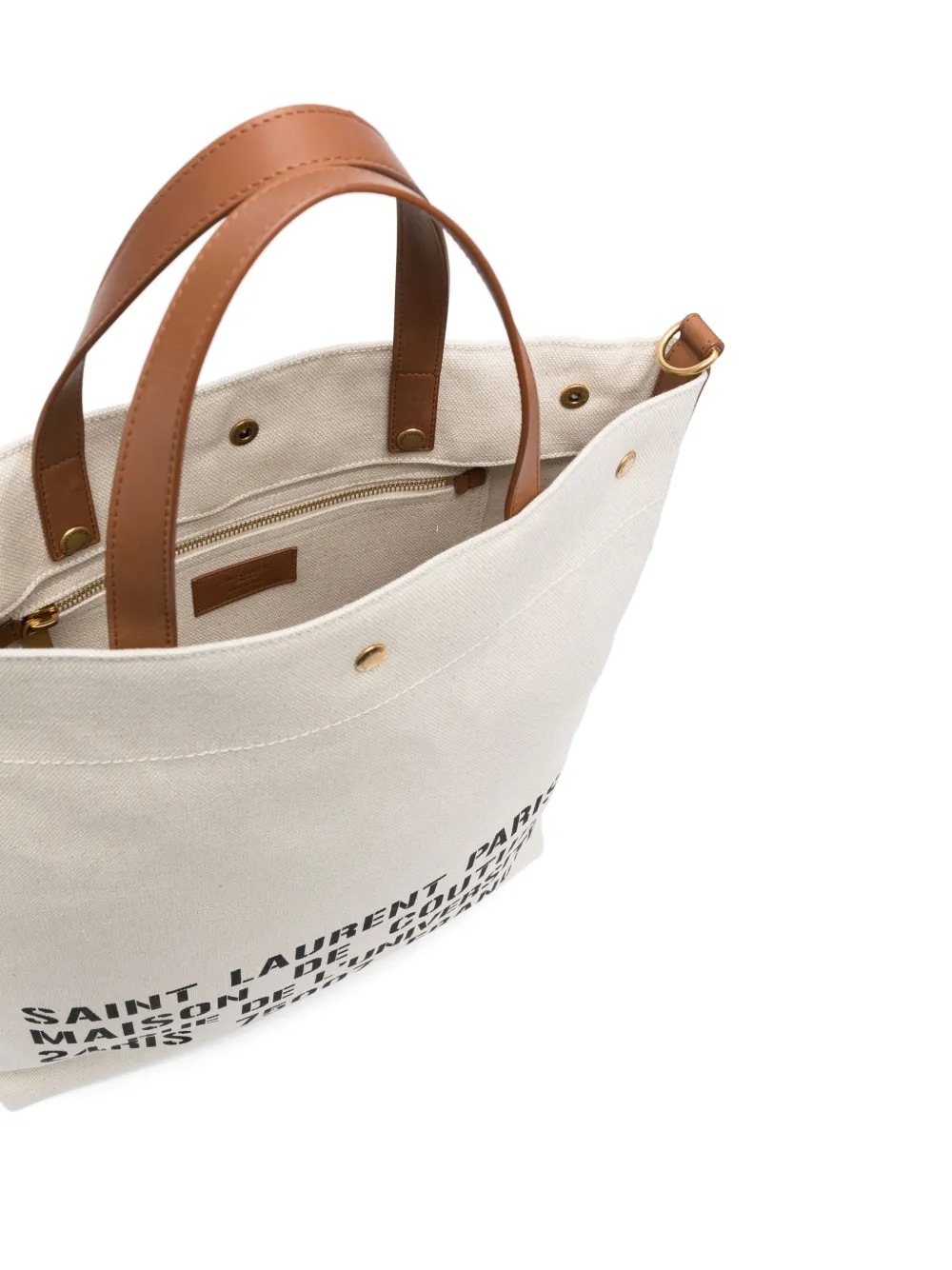 Saint Laurent Shopper Aus Canvas Mit Logo - Farfetch