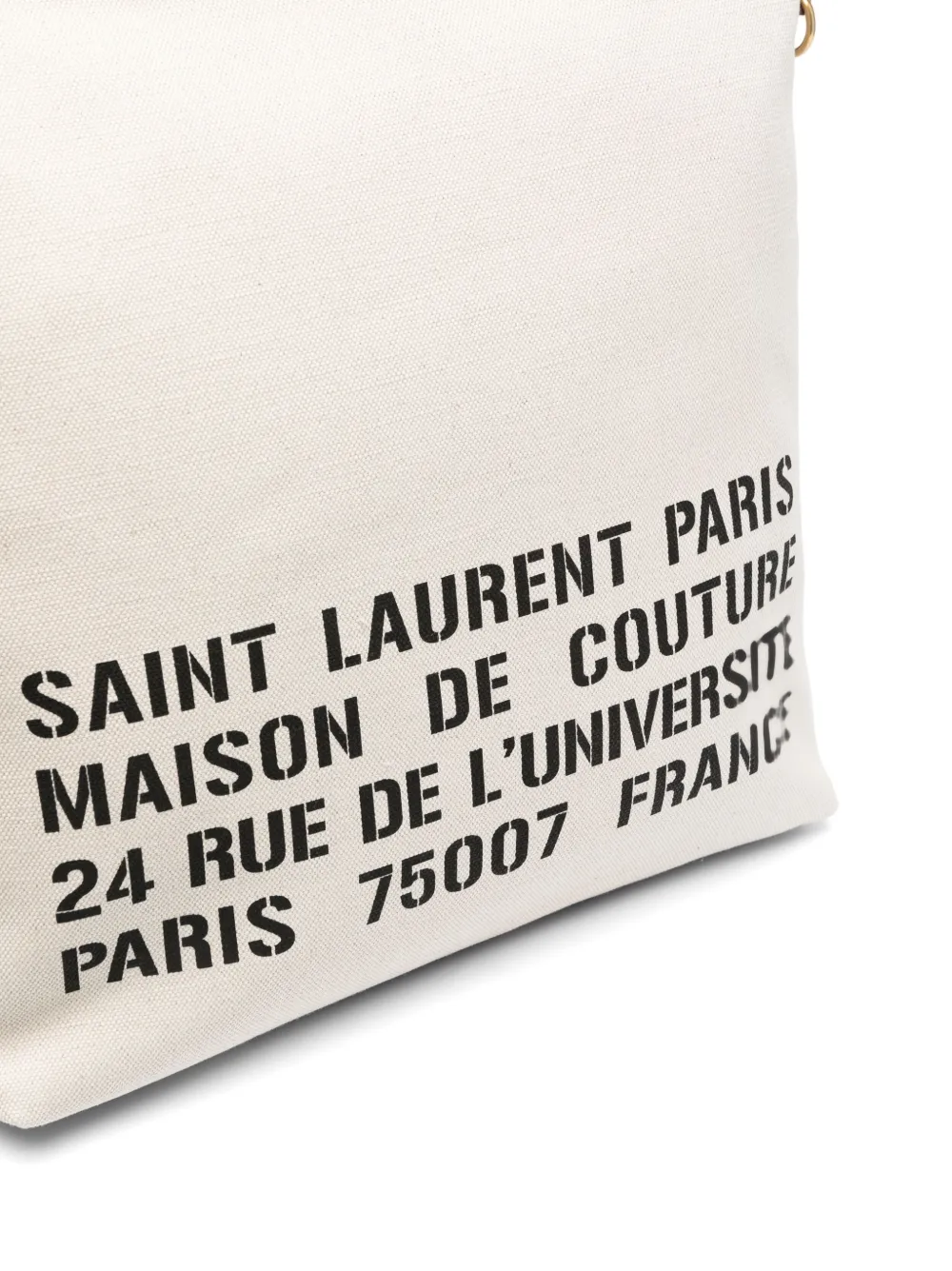 Saint Laurent Shopper Aus Canvas Mit Logo - Farfetch