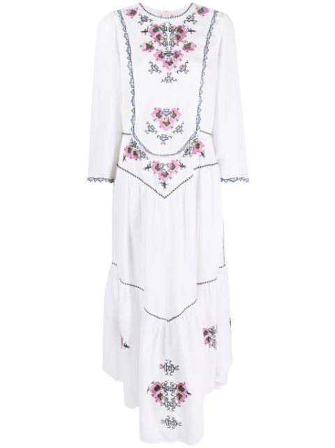 ISABEL MARANT embroidered midi dress Women