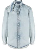 Y/Project double-collar denim shirt - Blue