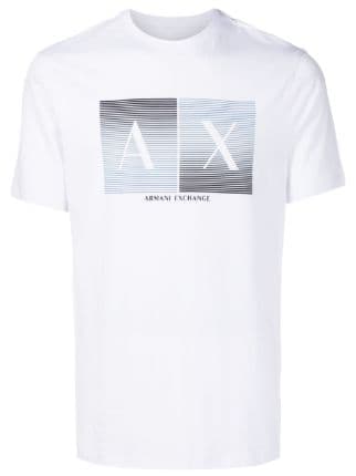 Armani Exchange logo-print short-sleeve T-shirt - Farfetch