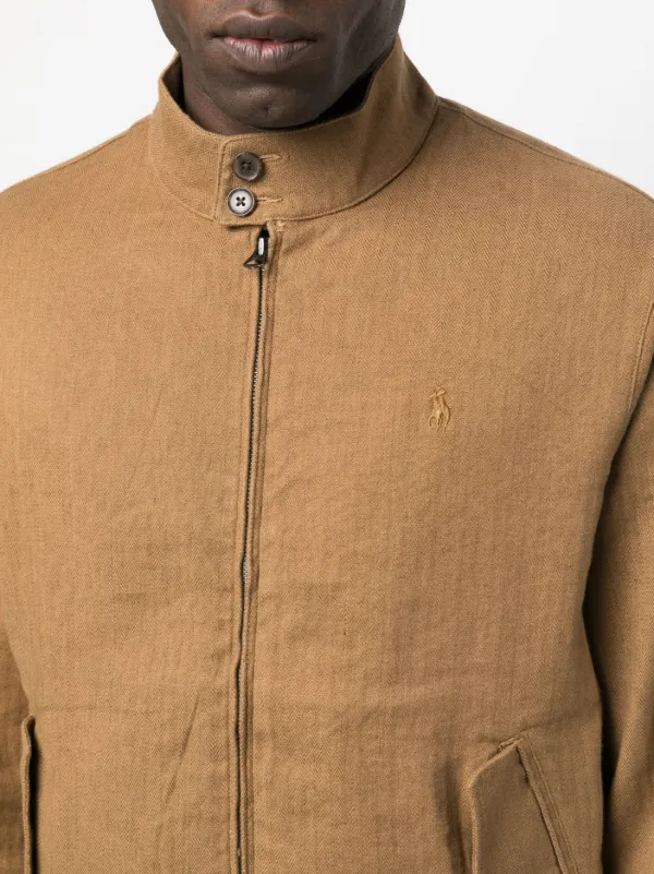 Polo Ralph Lauren stand-up Collar Shirt Jacket - Farfetch