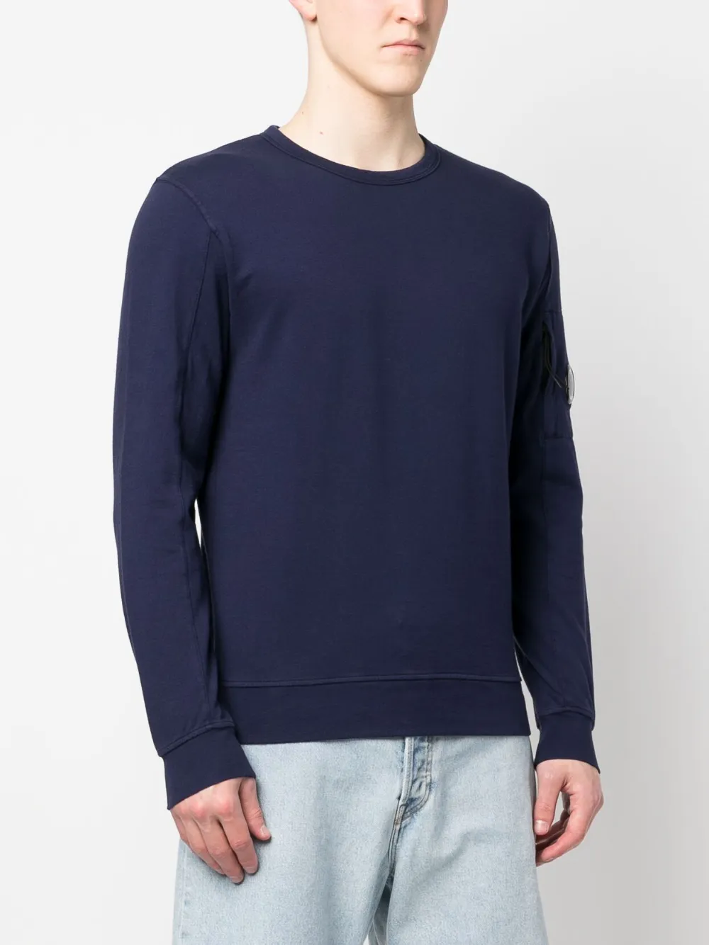 C.P. Company Lens patch Fleece Sweatshirt Farfetch