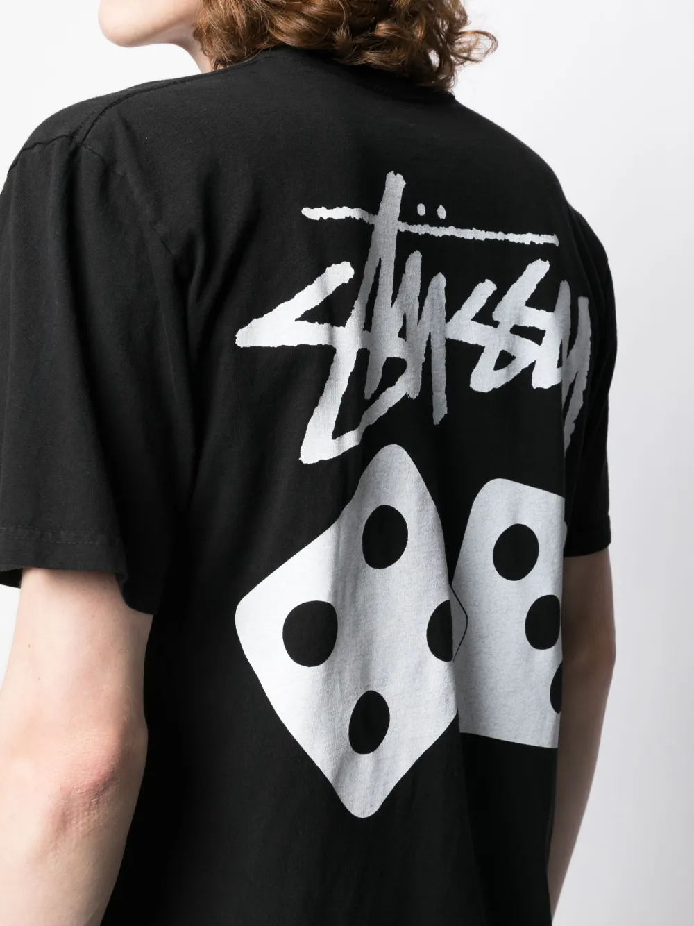 Stüssy Dice logoprint Tshirt Farfetch