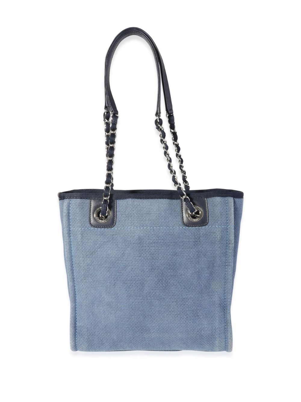 CHANEL Pre-Owned 2012 pre-owned Deauville kleine shopper - BLUE