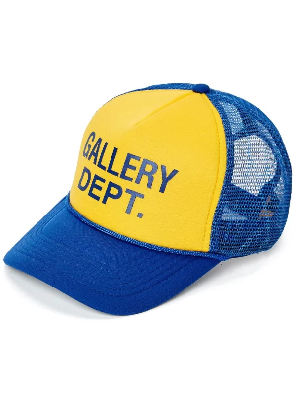 logo-print trucker cap