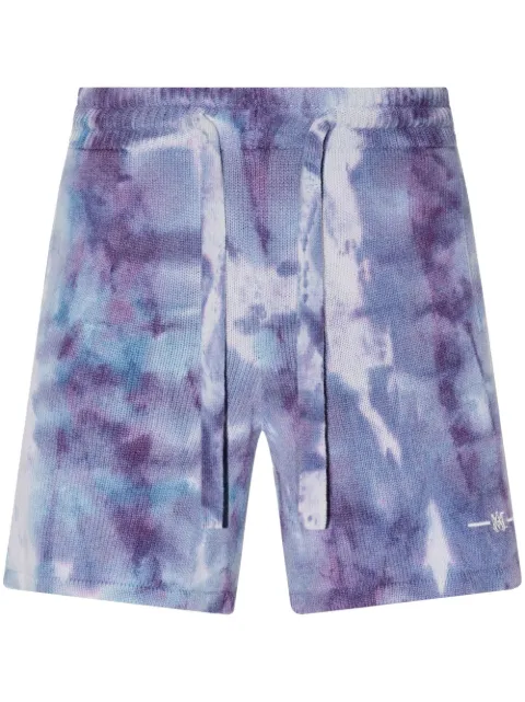 AMIRI tie-dye knitted shorts