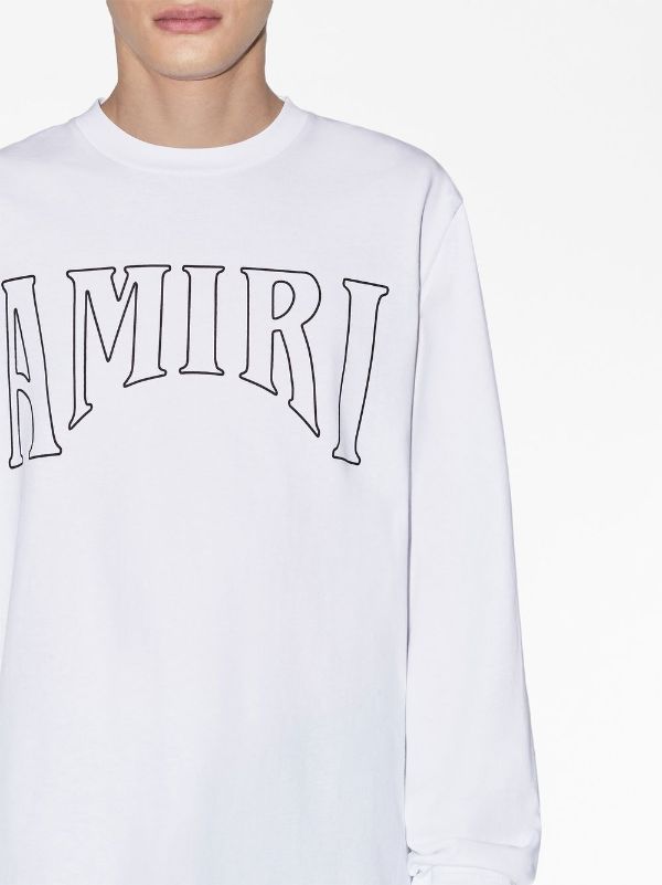 AMIRI Sun logo-print long-sleeve t-shirt - Farfetch