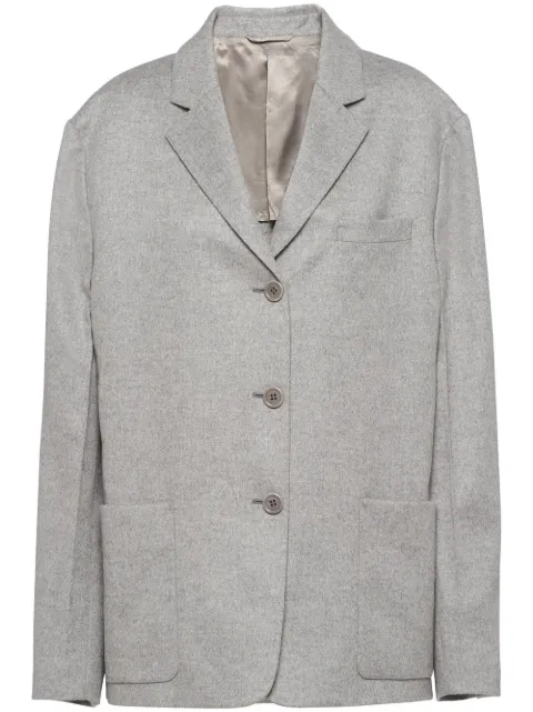Prada single-breasted cashmere blazer