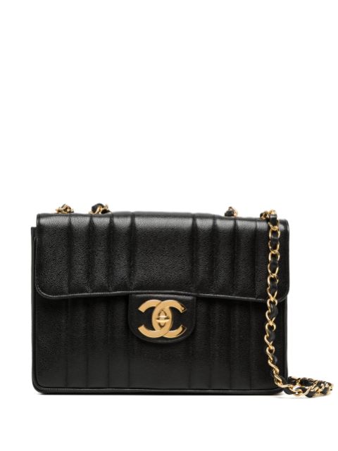 HOT SALE CHANEL 1992 Mademoiselle Classic Flap Jumbo shoulder bag Women