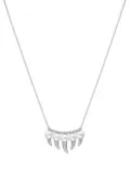 TASAKI 18kt white gold Danger Fang pearl and diamond necklace - Silver