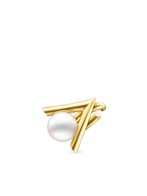 TASAKI 18kt yellow gold Danger Claw pearl ear cuff